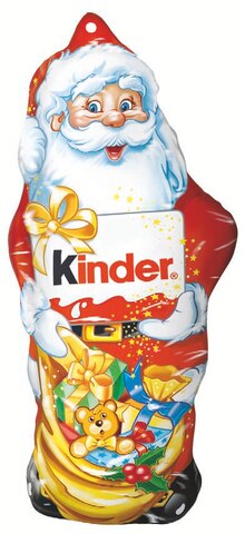 von Kinder Schokolade Weihnachtsmann von Kinder