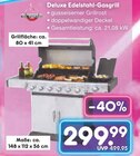 Deluxe Edelstahl-Gasgrill Angebote bei Netto Marken-Discount Karlsruhe für 299,99 €
