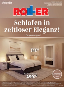 Aktueller ROLLER Thermalbad Wiesenbad Prospekt ROLLER Thermalbad Wiesenbad Prospekt "Schlafen in zeitloser Eleganz!" mit 4 Seiten
