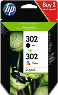 Pack de 2 cartouches 302 - Bureau Vallée à Élancourt Pack de 2 cartouches 302 en promo chez Bureau Vallée Élancourt à 25,90 €