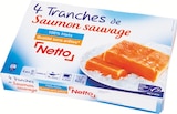 4 TRANCHES DE SAUMON SAUVAGE MSC SURGELÉES - NETTO dans le catalogue Netto