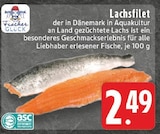Lachsfilet im Angebot bei EDEKA in Nordhorn Lachsfilet Angebote von Fischer Glück bei EDEKA Nordhorn für 2,49 €