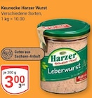 Harzer Wurst im Angebot bei GLOBUS in Erfurt Harzer Wurst Angebote von Keunecke bei GLOBUS Erfurt für 3,29 €