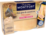 FOIE GRAS DE CANARD CRU SURGELÉ MAISON MONTFORT - SANS MARQUE - Auchan Hypermarché à Vitrolles FOIE GRAS DE CANARD CRU SURGELÉ MAISON MONTFORT - SANS MARQUE en promo chez Auchan Hypermarché Vitrolles à 22,00 €