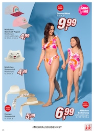 Mädchen Badeanzug Angebot im aktuellen KiK Prospekt auf Seite 25