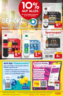 Krombacher im Netto Marken-Discount Prospekt "Wiedereröffnung - 10% auf ALLES" mit 4 Seiten (Ibbenbüren)