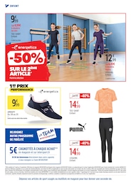Prix et réduction Legging dans le prospectus Intersport en cours Offre Legging dans le catalogue Intersport du moment à la page 16