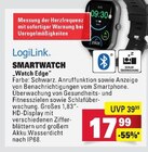 SMARTWATCH Watch Edge Angebote von LogiLink bei E center Darmstadt für 17,99 €