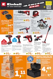 Einhell Angebot im aktuellen Globus-Baumarkt Prospekt auf Seite 11