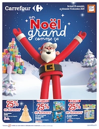 Catalogue Supermarchés Carrefour en cours à Saint-Leu-la-Forêt et alentours, Un Noël grand comme ça, 8 pages, 25/11/2024 - 15/12/2024