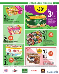 Offre Activia dans le catalogue E.Leclerc du moment à la page 17