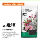 BLUMENERDE Angebote bei OBI Bensheim für 4,49 €