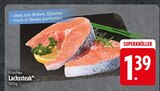 Aktuelle Lachs Angebote bei EDEKA in Ingolstadt Aktuelles Lachssteak Angebot bei EDEKA in Ingolstadt ab 1,39 €