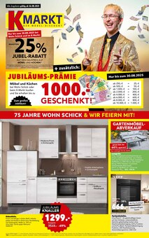 Backofen im Wohn Schick Prospekt "JUBILÄUMS-PRÄMIE" mit 14 Seiten (Reutlingen)