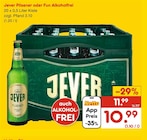 Pilsener oder Fun Alkoholfrei von Jever für 10,99 € bei Netto Marken-Discount im Angebot Pilsener oder Fun Alkoholfrei von Jever im aktuellen Netto Marken-Discount Prospekt