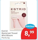 Rasierset Travel Mini Bloom Angebote von Estrid bei budni Buxtehude für 8,99 €