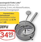 Passiergerät Flotte Lotte im Angebot bei GLOBUS in Oberhausen Passiergerät Flotte Lotte Angebote von GEFU bei GLOBUS Oberhausen für 34,99 €