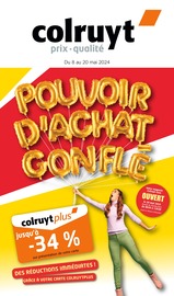 Catalogue Supermarchés Colruyt en cours à Athée et alentours, "POUVOIR D'ACHAT GONFLÉ", 32 pages, 08/05/2024 - 20/05/2024