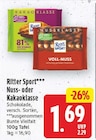 Nussklasse von Ritter Sport für 1,69 € bei E center im Angebot Nussklasse von Ritter Sport im aktuellen E center Prospekt