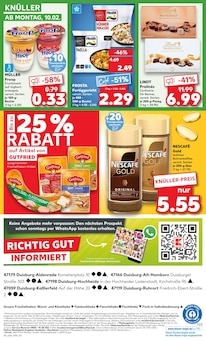 Nescafe im Kaufland Prospekt "Aktuelle Angebote" mit 56 Seiten (Duisburg)