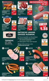 Rindfleisch im aktuellen Kaufland Prospekt (Augsburg) Rindfleisch im Kaufland Prospekt "Hier bin ich richtig" mit 61 Seiten (Augsburg)
