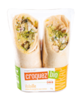 Wrap Volaille - CROQUER BIO en promo chez Naturalia Wrap Volaille - CROQUER BIO dans le catalogue Naturalia