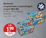 Laugenbrezen, Laugenstangerl, Laugen-Mini Mix von Bachmeier im aktuellen V-Markt Prospekt für 1,99 €
