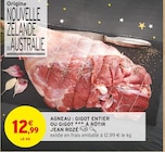 Agneau : Gigot entier ou Gigot à rôtir - Jean Rozé en promo chez Intermarché Contact Angers à 12,99 €