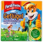 Geflügel Mini Würstchen im Angebot bei Kaufland in Kleve Geflügel Mini Würstchen Angebote von FERDI FUCHS bei Kaufland Kleve für 0,99 €