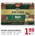 Instant Sticks im Angebot bei E center in Offenbach Instant Sticks Angebote von Jacobs bei E center Offenbach für 1,89 €