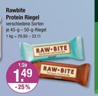 Protein Riegel von Rawbite im aktuellen V-Markt Prospekt für 1,49 €
