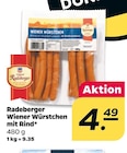 Wiener Würstchen mit Rind von Radeberger im aktuellen Netto mit dem Scottie Prospekt