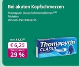 Thomapyrin Classic Schmerztabletten bei mea - meine apotheke im Prospekt "" für 6,25 €