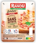 Lardons Fumés Conservation Sans Nitrite et Sans OGM - Monique Ranou dans le catalogue Intermarché Express