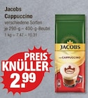 Cappuccino im Angebot bei V-Markt in Augsburg Cappuccino Angebote von Jacobs bei V-Markt Augsburg für 2,99 €