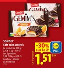 Soft cake assortis - SONDEY en promo chez Lidl Soft cake assortis - SONDEY dans le catalogue Lidl