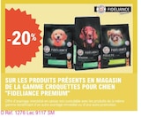 -20% Sur les produits présents en magasin de la gamme croquettes pour chien FIDELIANCE PREMIUM - FIDELIANCE PREMIUM dans le catalogue E.Leclerc