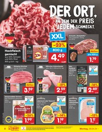Netto Marken-Discount Schweinefleisch im Prospekt 
