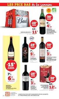 Promotion Bière dans le prospectus Super U, valable du 20/01/2026 au 01/02/2026 Promo Bière dans le catalogue Super U du moment à la page 24