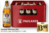 Münchner Hell im Angebot bei E center in Nagold Münchner Hell Angebote von Paulaner bei E center Nagold für 13,99 €
