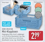 Mini-Klappboxen von HOME CREATION für 2,99 € bei ALDI Nord im Angebot Mini-Klappboxen von HOME CREATION im aktuellen ALDI Nord Prospekt