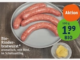 Aktuelle Bratwurst Angebote bei tegut in Jena Aktuelles Bio-Rinderbratwurst Angebot bei tegut in Jena ab 1,99 €