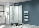 Paroi de douche latérale "Beloya" l.80 cm en verre transparent - GoodHome en promo chez Brico Dépôt Courbevoie à 149,00 €