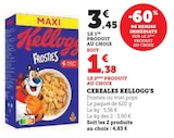 Céréales - Kellogg's en promo chez Super U Hyères à 1,38 €