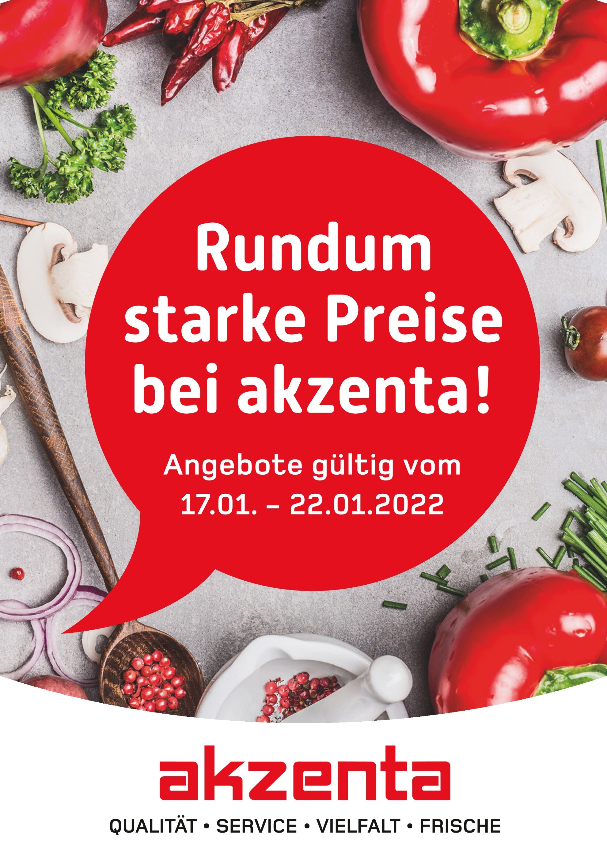 Akzenta Prospekt für Velbert mit 10 Seiten Akzenta Prospekt für Velbert: "Top Angebote", 10 Seiten, 17.01.2022 - 22.01.2022