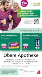 mea - meine apotheke Prospekt für Dachau mit 4 Seiten mea - meine apotheke Prospekt für Dachau: "Unsere April-Angebote", 4 Seiten, 01.04.2026 - 30.04.2026