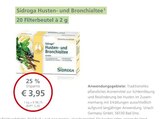Husten- und Bronchialtee bei LINDA Premiumapotheke im Gladenbach Prospekt für 3,95 €