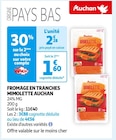 FROMAGE EN TRANCHES MIMOLETTE - AUCHAN dans le catalogue Auchan Supermarché