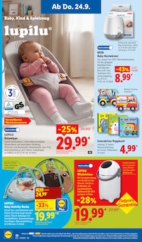 Windeleimer Angebot im Lidl Prospekt, gültig von 21.09.2026 bis 26.09.2026 Windeleimer Angebot im aktuellen Lidl Prospekt auf Seite 36