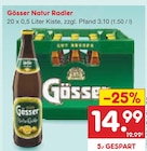 Aktuelles Natur Radler Angebot bei Netto Marken-Discount in Freising ab 14,99 €